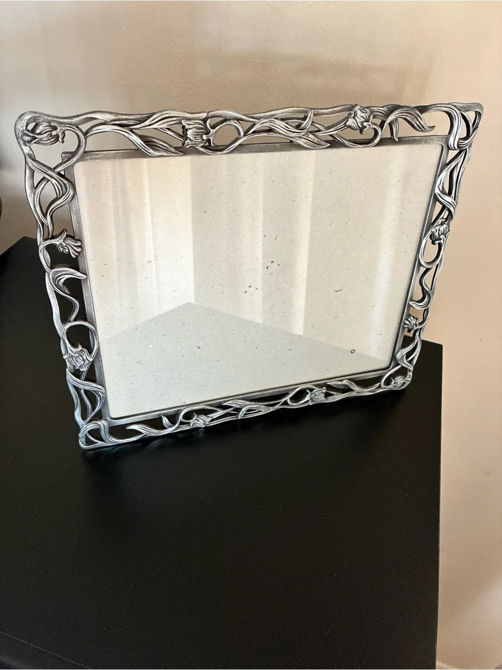 Vintage Ashleigh Manor Pewter Photo Frame, 1990s, 8x10